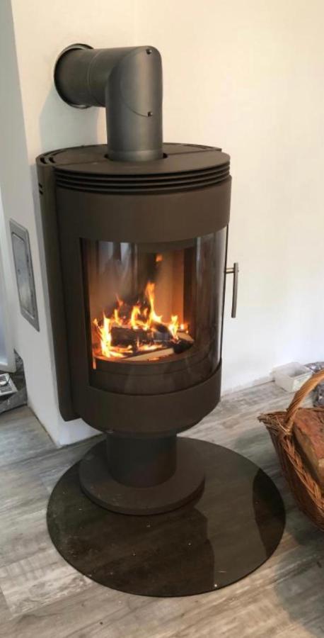 Ferienhaus Reetdach 1300Qm Privatgrundstueck Bootssteg Sauna Templin Luebbesee Uckermark Erholung Pur Seenplatte Petersdorf (Uckermark) Exterior foto