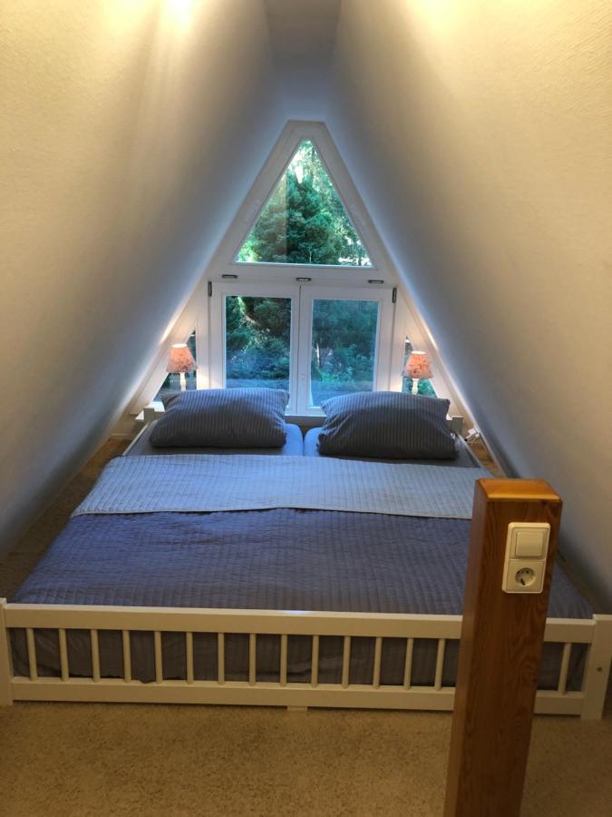 Ferienhaus Reetdach 1300Qm Privatgrundstueck Bootssteg Sauna Templin Luebbesee Uckermark Erholung Pur Seenplatte Petersdorf (Uckermark) Exterior foto